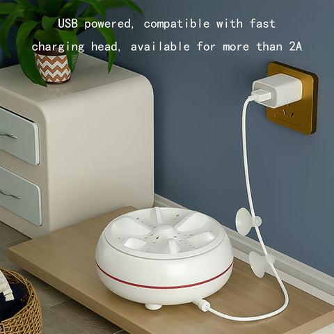 Portable Ultrasonic Mini Washing Machine